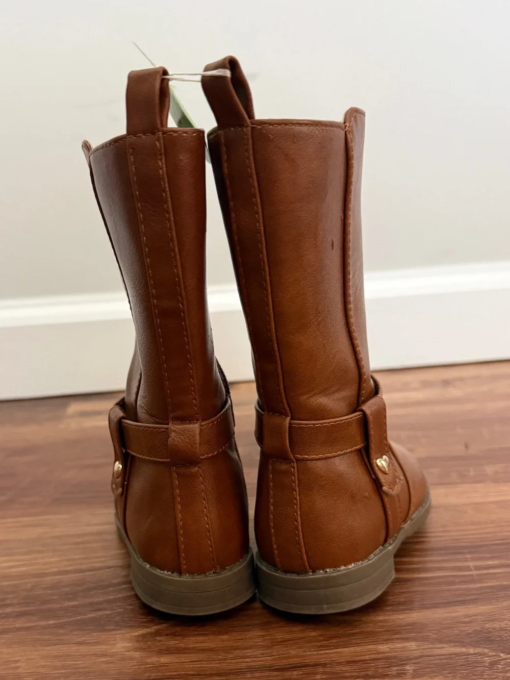 The Children's Place Toddler Girls Brown Riding Boots - size 5
